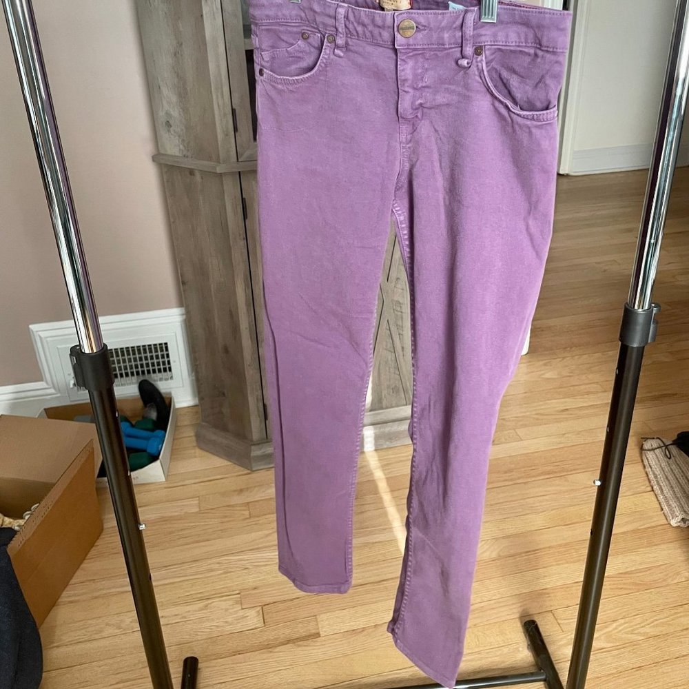 Sanctuary Womens Skinny Jeans Denim The Charmer Purple Size 29